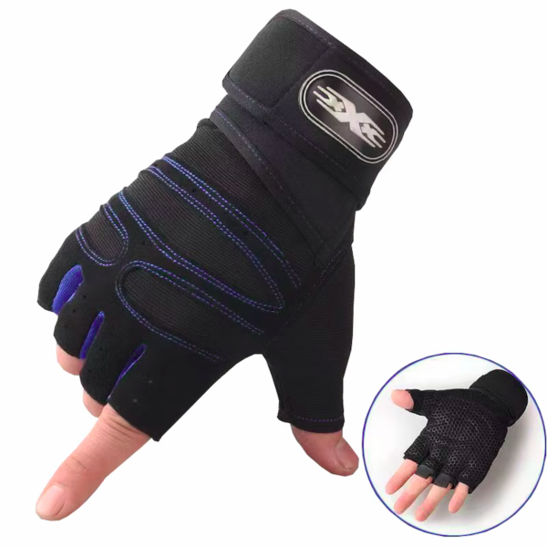 gants bleu